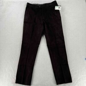 NWT Bar III Men's Brown Slim-Fit Solid Dress Trouser Suit Pants Size  34W 32L